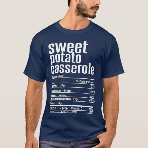 Thanksgiving Christmas Sweet Potato Casserole T_Shirt