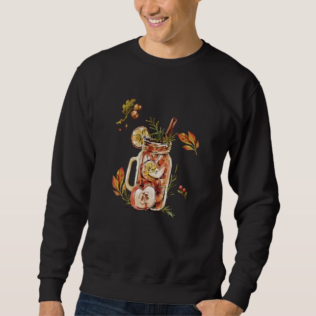 Thanksgiving Cider Autumn Sweatshirt (Front)