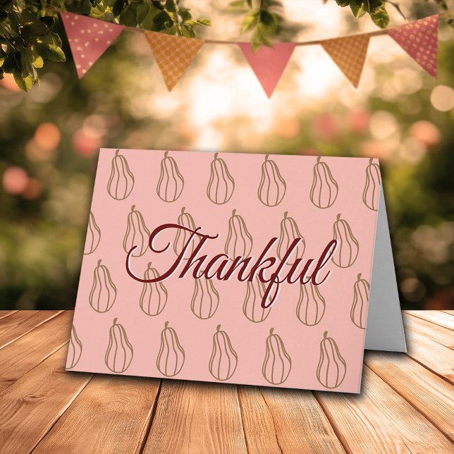 Thanksgiving Colleague Friends Neighbors Editable  Card (Creator Uploaded)