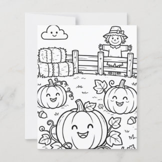 Thanksgiving Coloring Design for kids