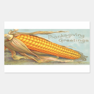 Thanksgiving corn sticker