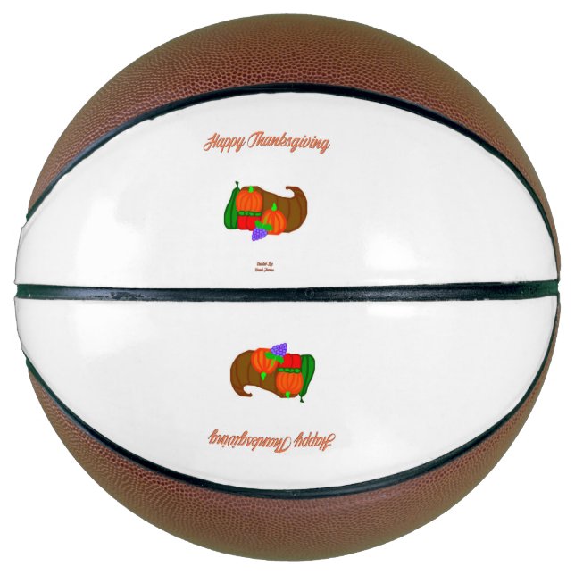Thanksgiving Cornucopia Basketball (Front)
