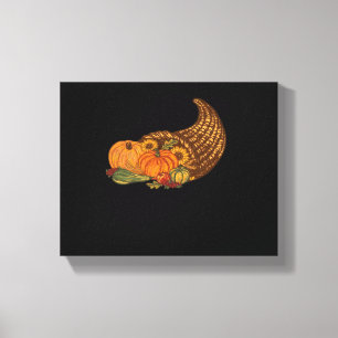Thanksgiving Cornucopia Classic T-Shirt Canvas Print