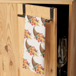 Thanksgiving Cornucopia Kitchen Towel