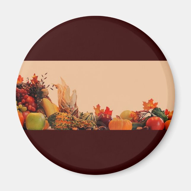 Thanksgiving/Cornucopia Magnet (Front)
