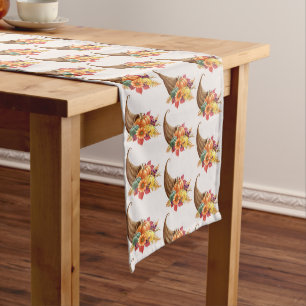 Thanksgiving Cornucopia Table Runner