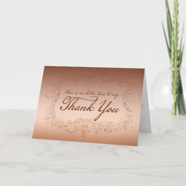 Thanksgiving Corporate Thank You Card Zazzle