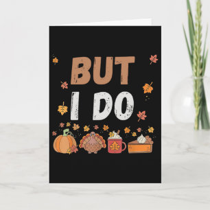 Thanksgiving Couple Funny I Don't Do Matching Turk Card