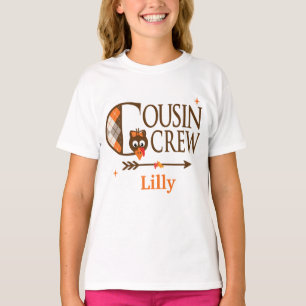 Thanksgiving Cousin Crew Shirt Turkey Cousin Shirt