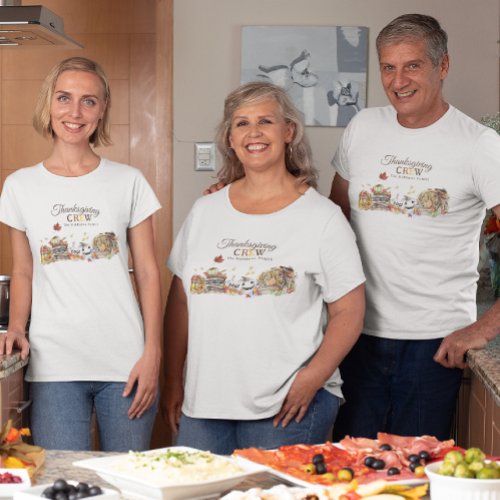 Thanksgiving Crew  Cute Family Reunion T_Shirt