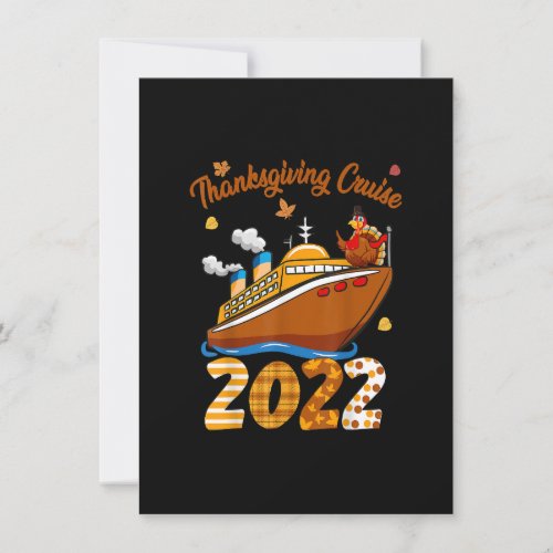 Thanksgiving Cruise 2022 Invitation