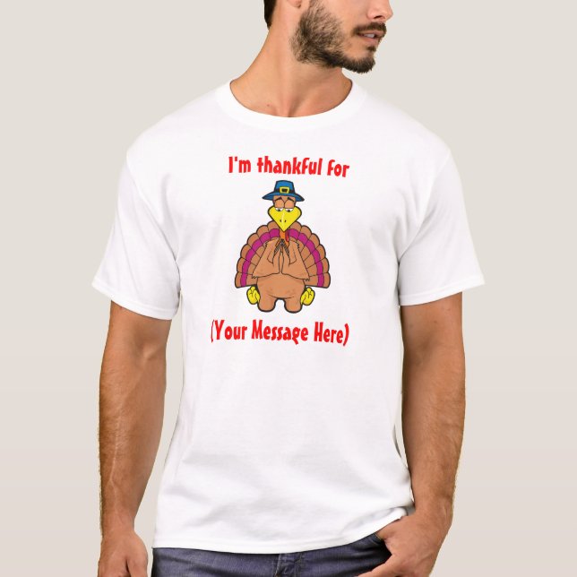 Thanksgiving Customizable T-Shirt (Front)