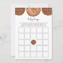 Thanksgiving Cutie Pie Baby Bingo Baby Shower Game