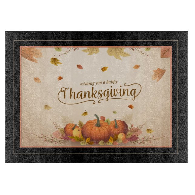 Thanksgiving Cutting Board (Front)