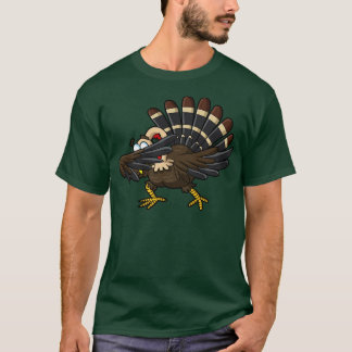 Thanksgiving Dabbing Turkey Dab Humor Dance T-Shirt