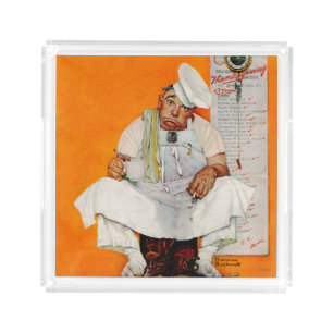 Thanksgiving Day Blues Acrylic Tray