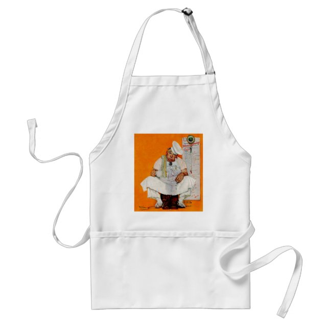 Thanksgiving Day Blues Adult Apron (Front)