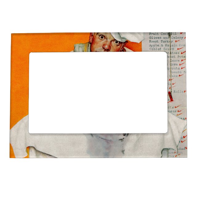 Thanksgiving Day Blues Magnetic Frame (Front)