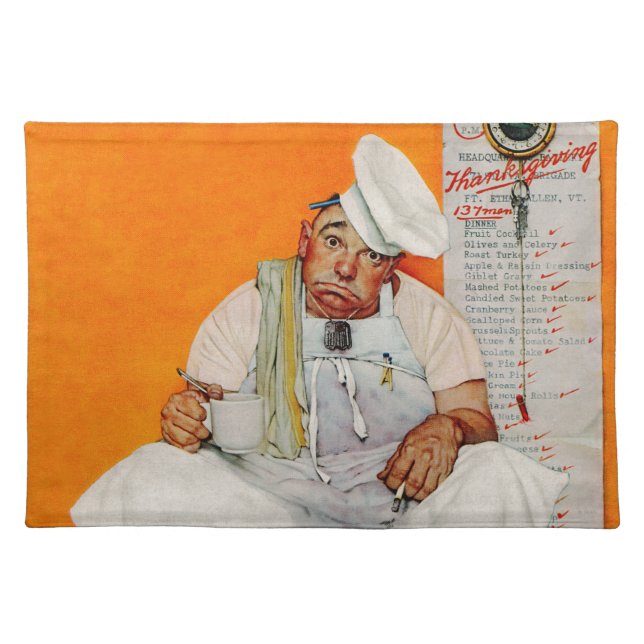 Thanksgiving Day Blues Placemat (Front)