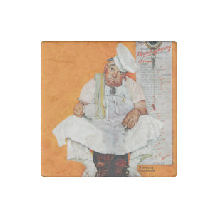 Thanksgiving Day Blues Stone Magnet