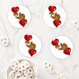 Thanksgiving Day Ceramic Coaster Set