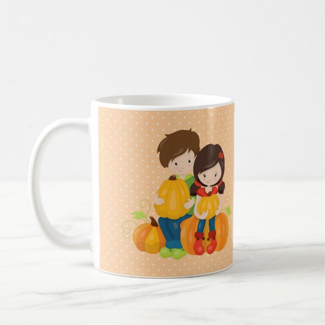 Thanksgiving day coffee mug (Left)
