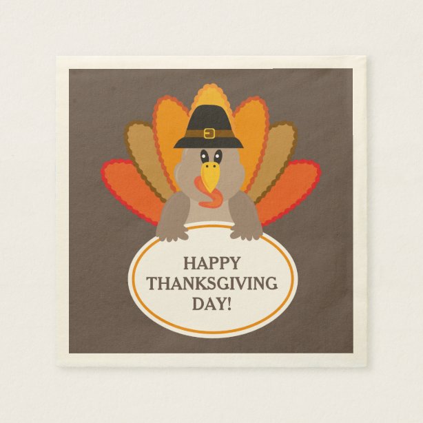 Funny Thanksgiving Paper & Party Napkins Zazzle
