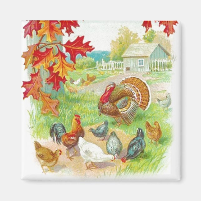 Thanksgiving Day Magnet (Front)