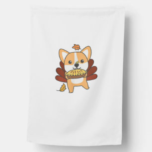 Thanksgiving Day Outfits Turkey Corgi With Applepi House Flag