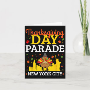 Thanksgiving Day Parade New York City Card