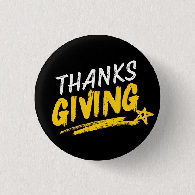 Thanksgiving Day Pin — Classic Patche (Front)