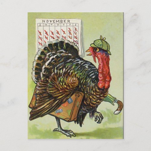 Thanksgiving Day Postcard