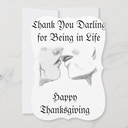 Thanksgiving Day Thank You Card Thanksgiving Day Thank You Card