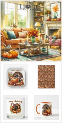 Thanksgiving Decorating and Party Supplies 