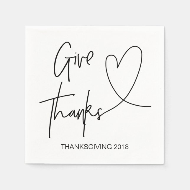 Thanksgiving Dinner Cocktail Napkin Sets (Front)