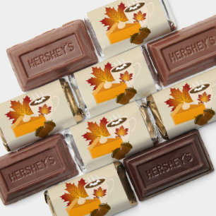 Thanksgiving Dinner Cuisine Pumpkin Pie Hot Choco Hershey's Miniatures