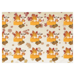 Thanksgiving Dinner Cuisine Pumpkin Pie Hot Cocoa Tablecloth