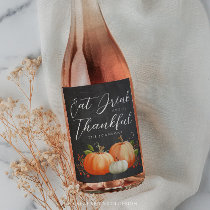 Thanksgiving Dinner Custom Wine Labels