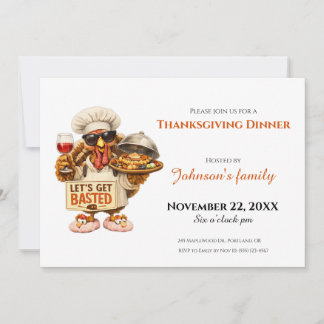 Thanksgiving Dinner Invitation