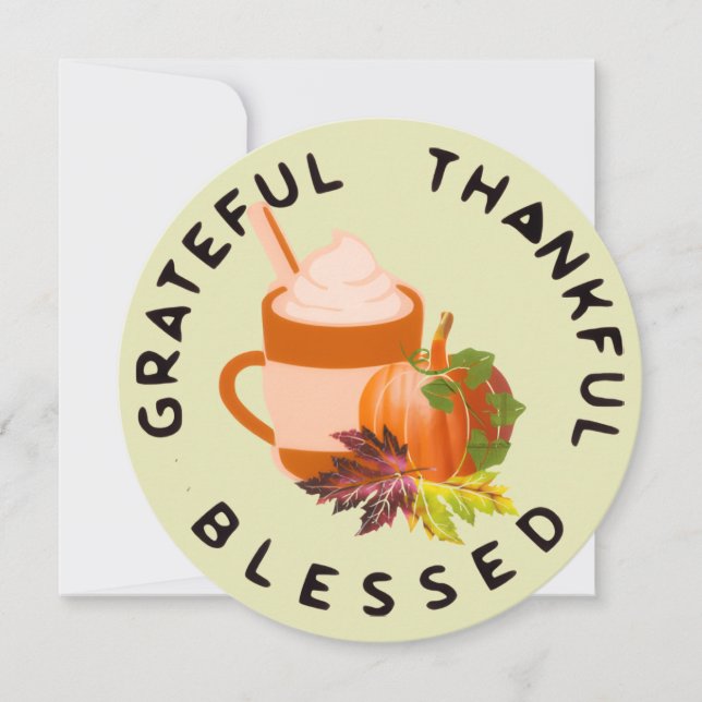 Thanksgiving Dinner Invitation (Front)