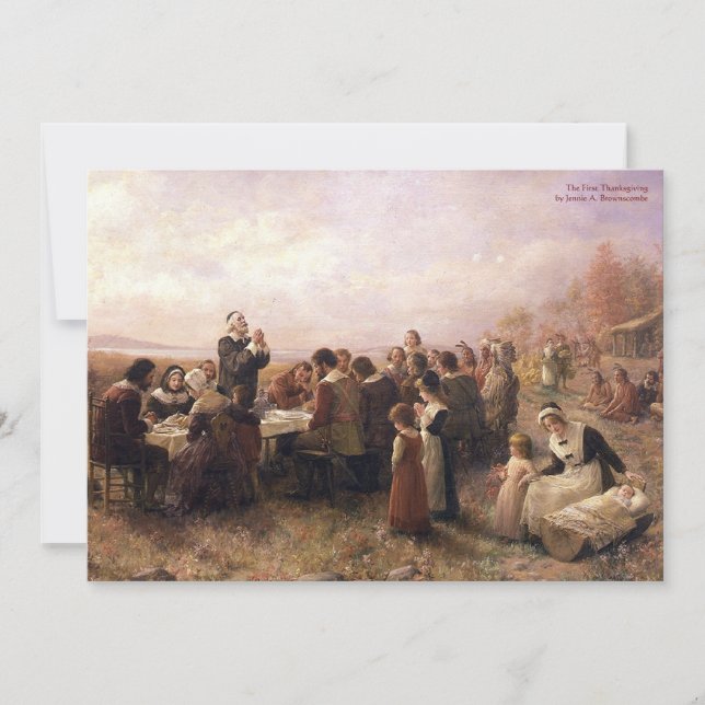 Thanksgiving Dinner Invitation (Front)