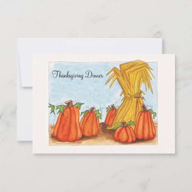 Thanksgiving Dinner Invitation (Front)