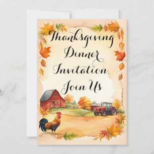 Thanksgiving Dinner Invitation, Join Us Invitation