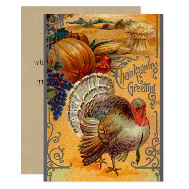 Thanksgiving Dinner Invitations