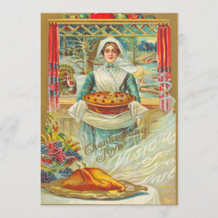 Thanksgiving Dinner Invitations