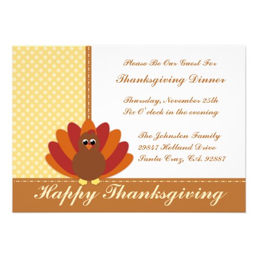 Cute Thanksgiving Invitations 9