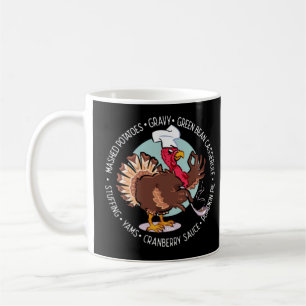 THANKSGIVING DINNER IS SERVED funny thanksgiving Coffee Mug