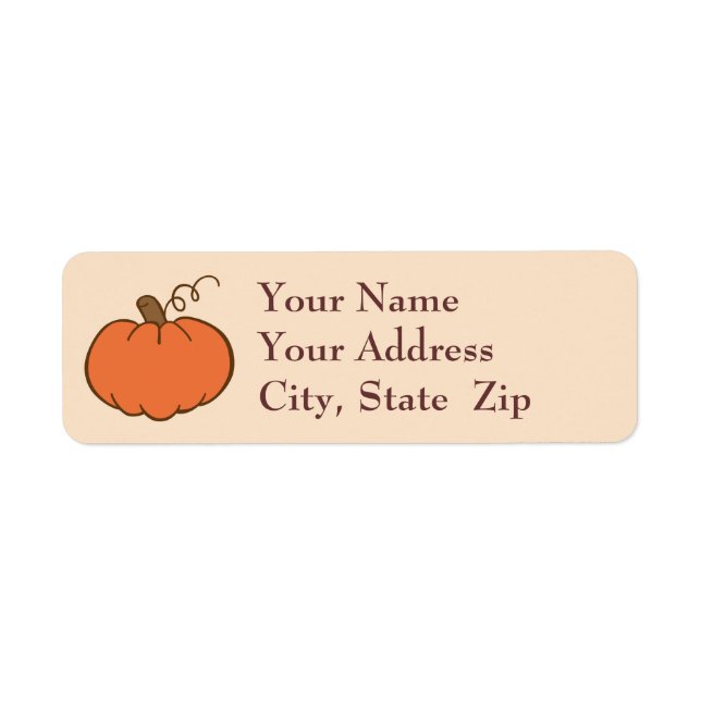 Thanksgiving Dinner Label (Front)