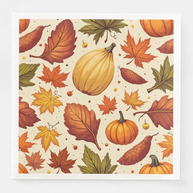 Thanksgiving dinner napkin (Front)