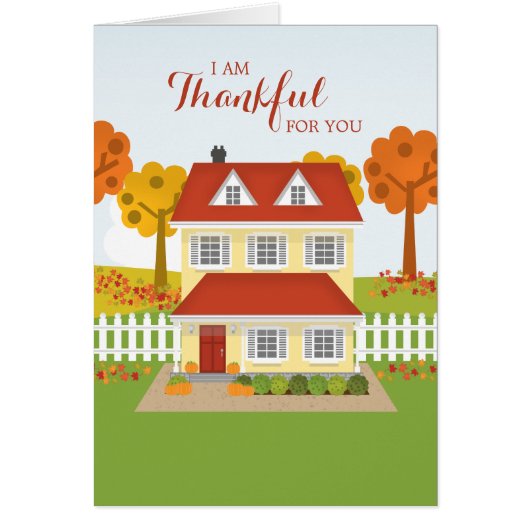 Thanksgiving Dinner Open House Cards (Front)